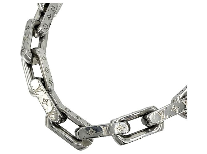 Louis Vuitton Men's Chain Necklace Silvery