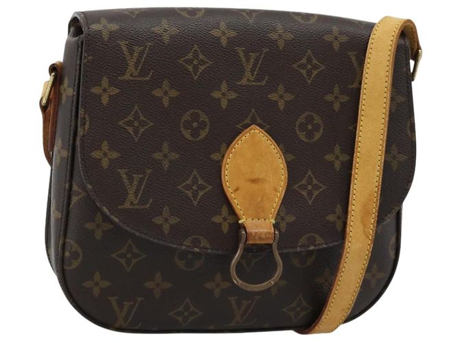 LOUIS VUITTON Monogram Saint Cloud GM Shoulder Bag M51242 LV