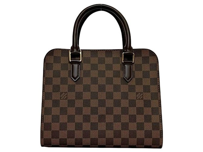 Sac à main Louis Vuitton Triana Damier Ebene Marron Damier ebène