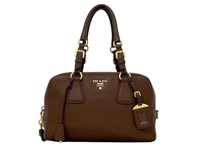 Sac à main Prada Mini Boston Bag Marron