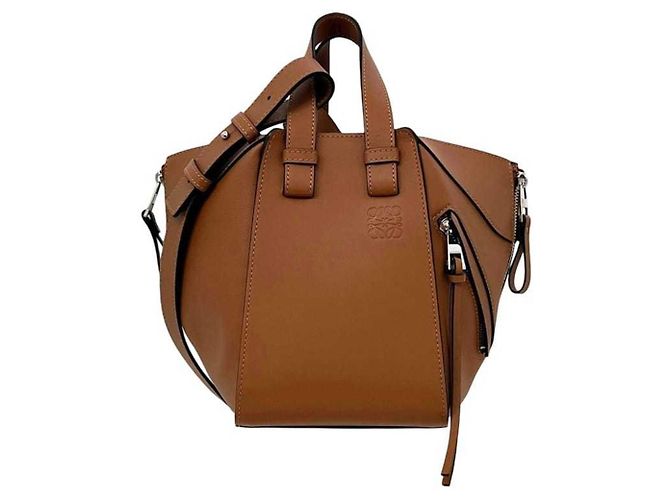 Sac à épaule Loewe Hammock Compact Marron