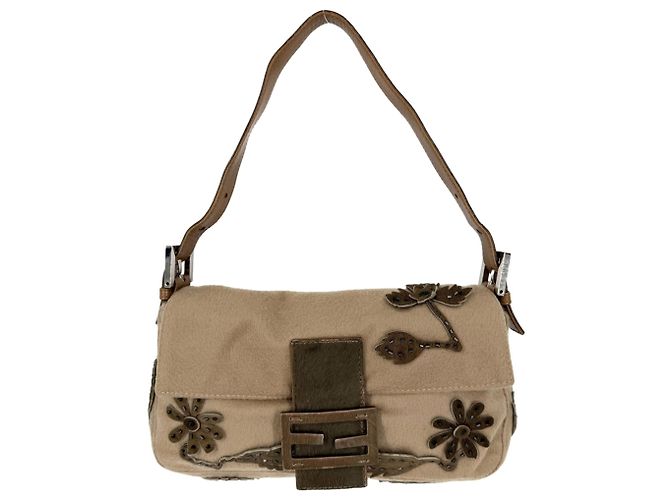 Borsa a secchiello Fendi Mamma Marrone
