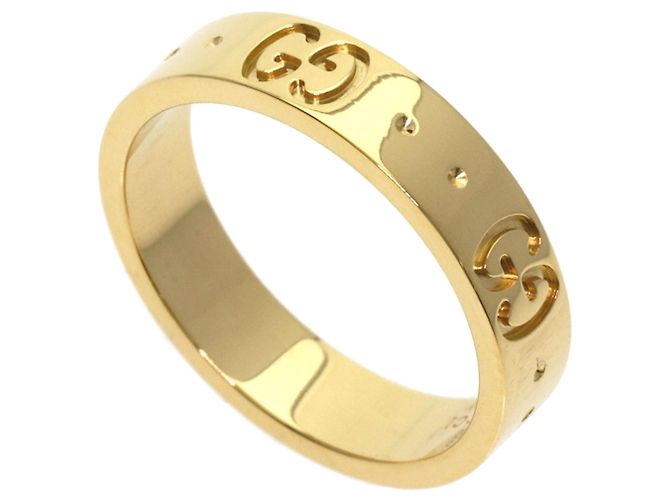 Anillo Gucci Icon #8 en oro amarillo de 18K