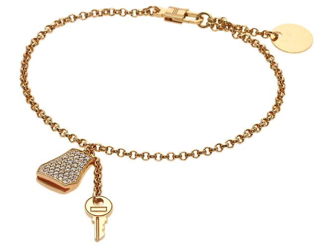 Hermès Pulsera Hermes Kelly Clochette PM Diamond