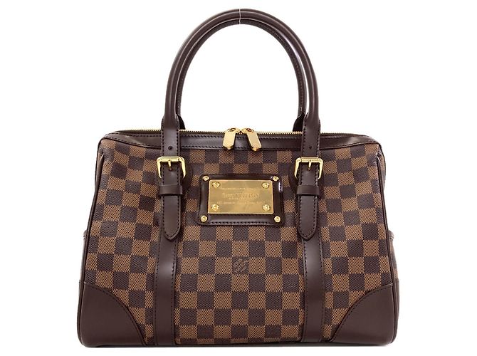Sac Louis Vuitton Berkeley Boston Bag Damier ebène