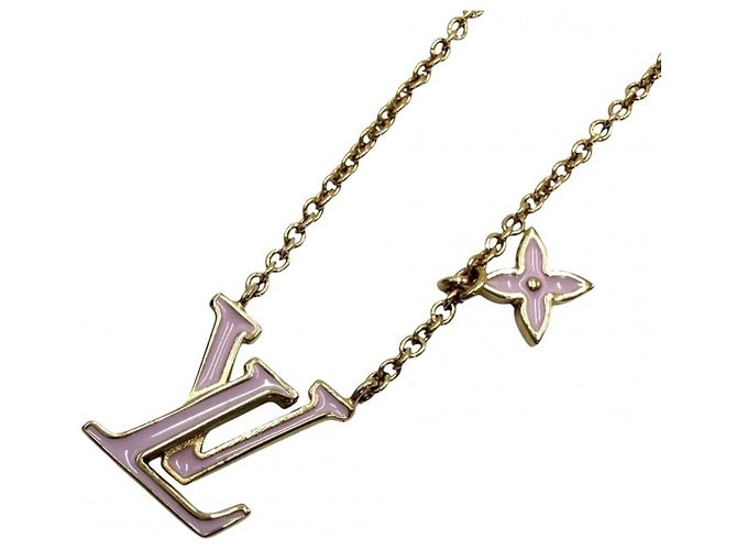 Collar Louis Vuitton Monogram Dorado