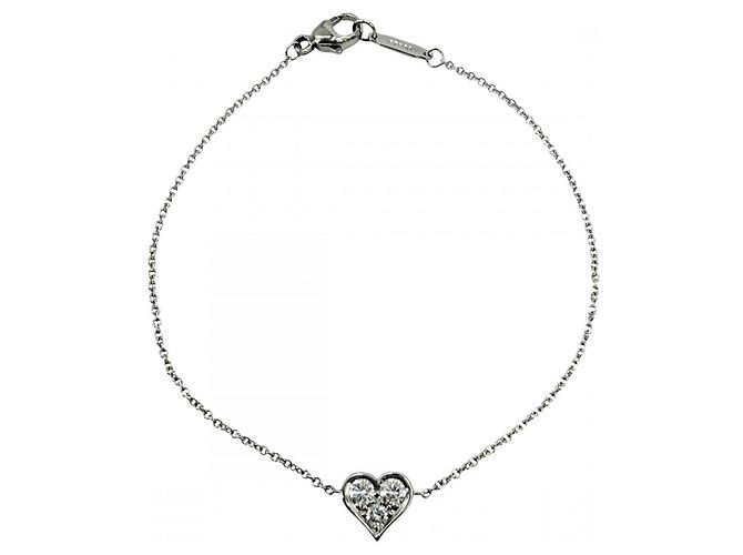 Bracciale Sentimental Heart di Tiffany & Co. in platino Argento