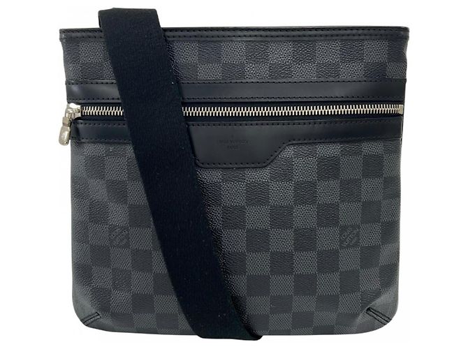 Sac à épaule Louis Vuitton Thomas Noir Blanc