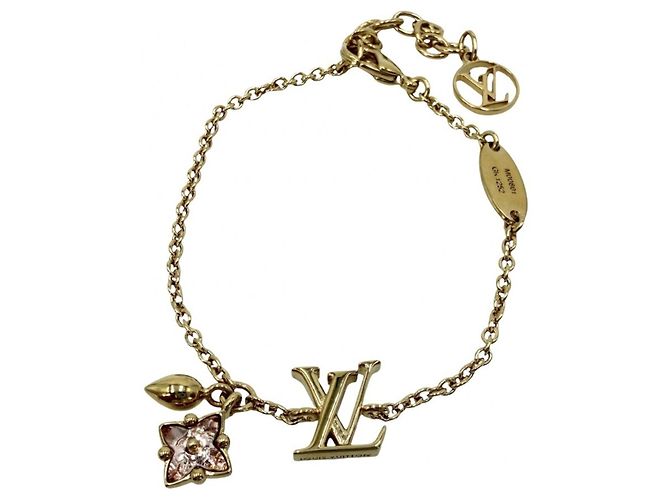 Pulsera Louis Vuitton Monogram Flower Lulu Glam Blanco Monograma