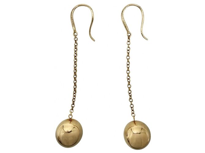 Orecchini Hardware Ball da donna Tiffany & Co. Rosa Bianco