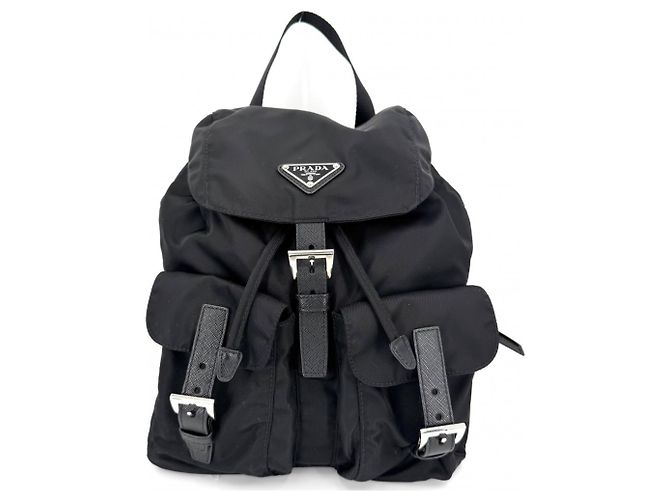 Prada Backpack in Black Nylon