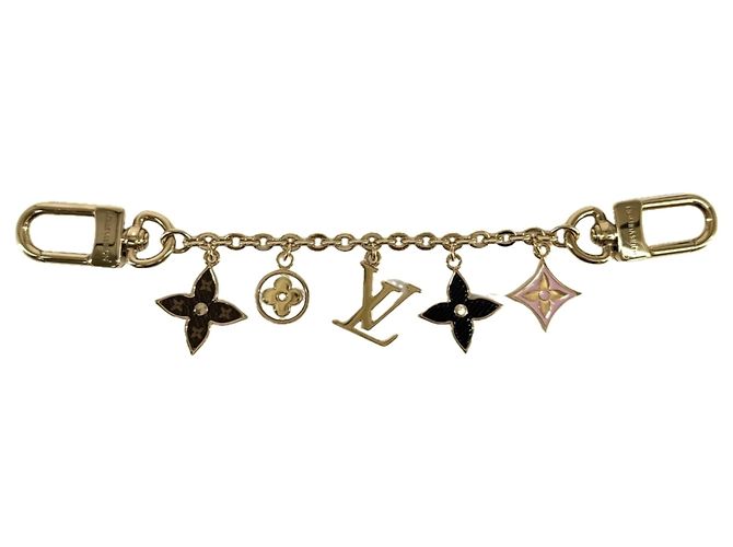 Charm per borsa Louis Vuitton Monogram Flower D'oro
