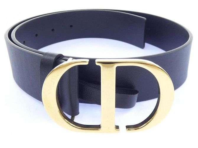 Cinto Christian Dior Standard Black Preto
