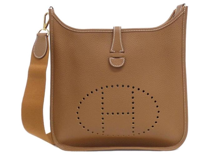 Hermès Borsa a tracolla Hermes Evelyne 3 PM D'oro