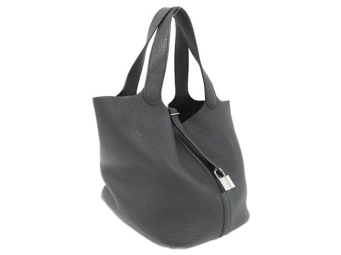 Hermès Sac à main Hermes Picotin Lock MM Noir