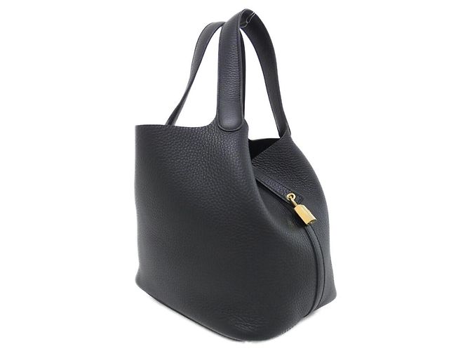 Hermès Bolsa Hermes Picotin Lock MM Preto