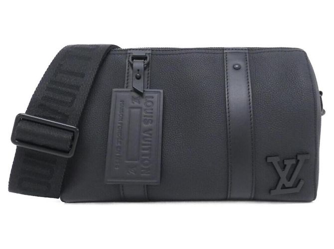 Borsa a tracolla Louis Vuitton LV Aerogram City Keepall Nero