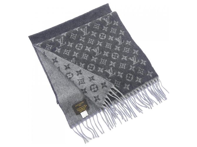 Louis Vuitton Echarpe Monogram Gradient Scarf Marrone