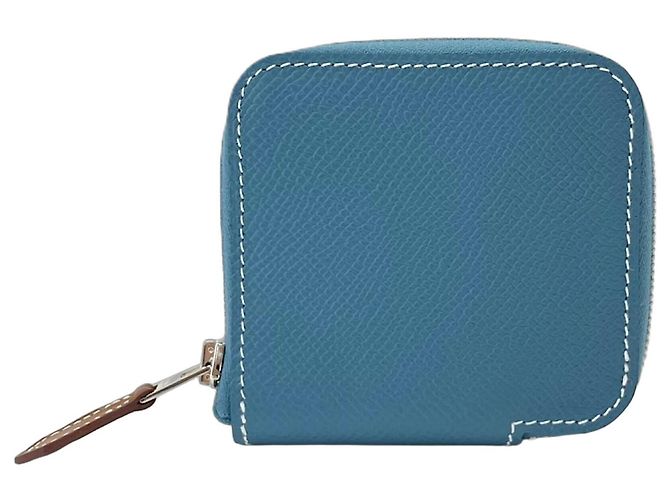 Hermès Monedero Hermes Azap Compact Mini Silk In Azul