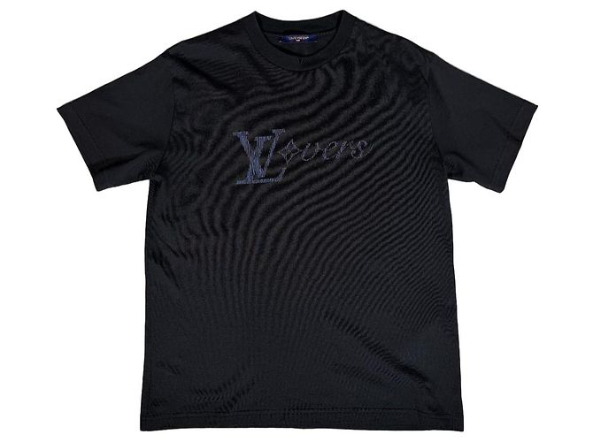 T-shirt Louis Vuitton nera Nero