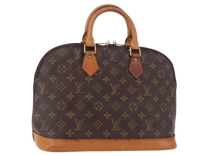 Bolsa de mão LOUIS VUITTON Monogram Alma M51130 LV Auth BA15112 Monograma