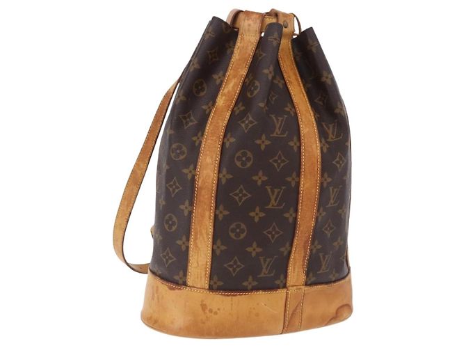LOUIS VUITTON Monogram Randonnee PM Shoulder Bag M42243 LV Auth ka5880