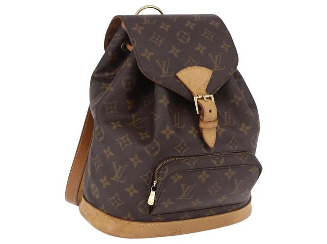 LOUIS VUITTON Monogram Montsouris MM Backpack M51136 LV Auth 196369A