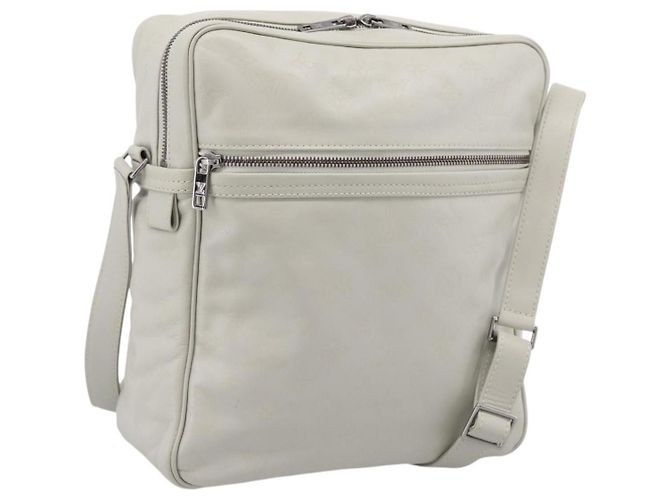 LOUIS VUITTON Monogram Diffir Clarkson Shoulder Bag White M92358 LV Auth 200148V Blanc