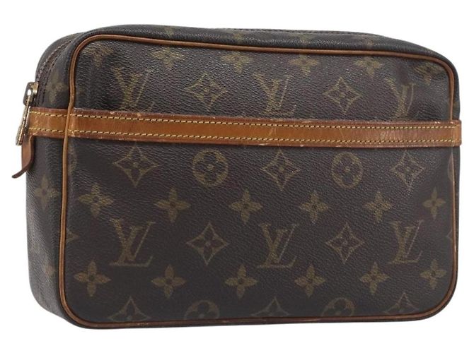 LOUIS VUITTON Monogram Compiegne 23 Clutch Bag M51847 LV Auth 198903 Monograma