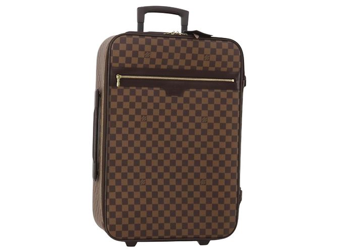 LOUIS VUITTON Damier Ebene Pegas 55 Suitcase N23294 LV Auth 194416