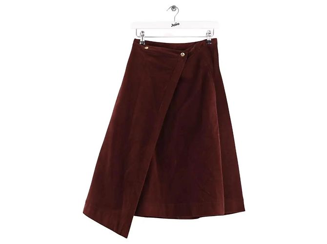 Acne Studios Samtrock bordeaux