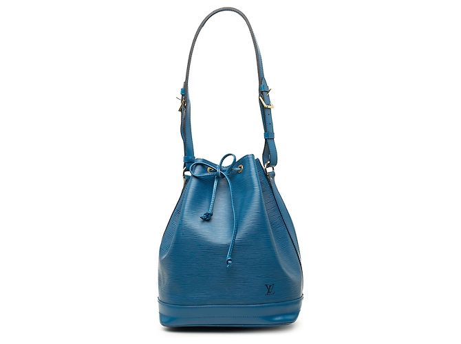 Borsa a secchiello Louis Vuitton Epi Noe GM Blu