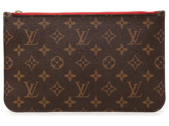 Pochette Louis Vuitton Monogram Neverfull MM Marron