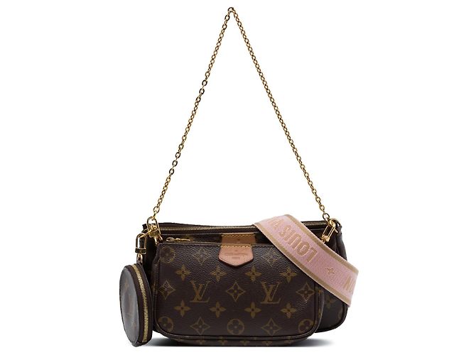 Sac à main Louis Vuitton Monogram Multi Pochette Accessoires Marron