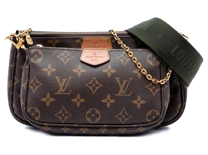 Borsa Louis Vuitton Monogram Multi Pochette Accessoires Marrone