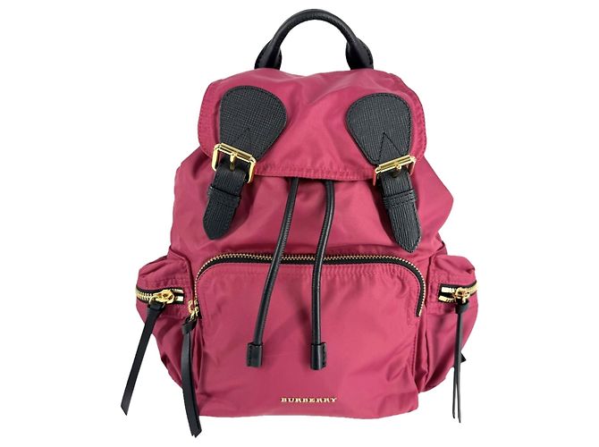 Zaino Burberry da donna Nero Rosa