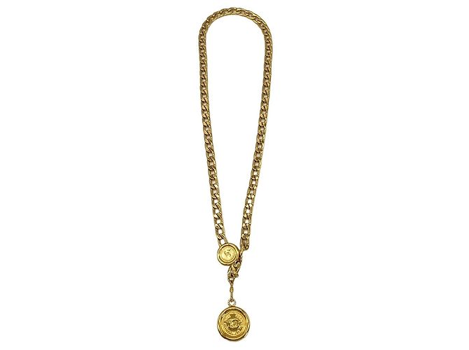 Cambon Cinturón de cadena Chanel Medallion Coco Mark