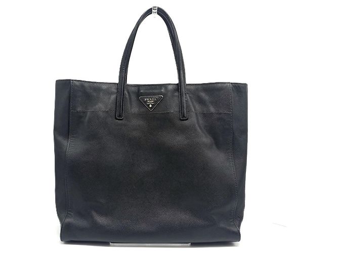 Prada Black Saffiano Tote Bag