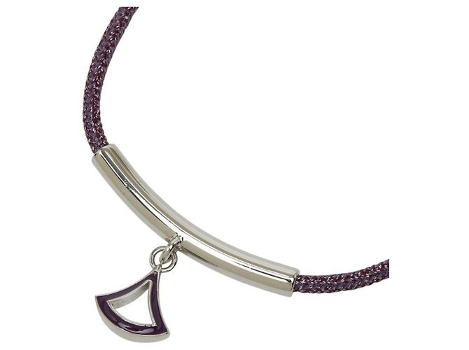 Pulseira com pingente Bulgari Diva's Dream Prata Roxo