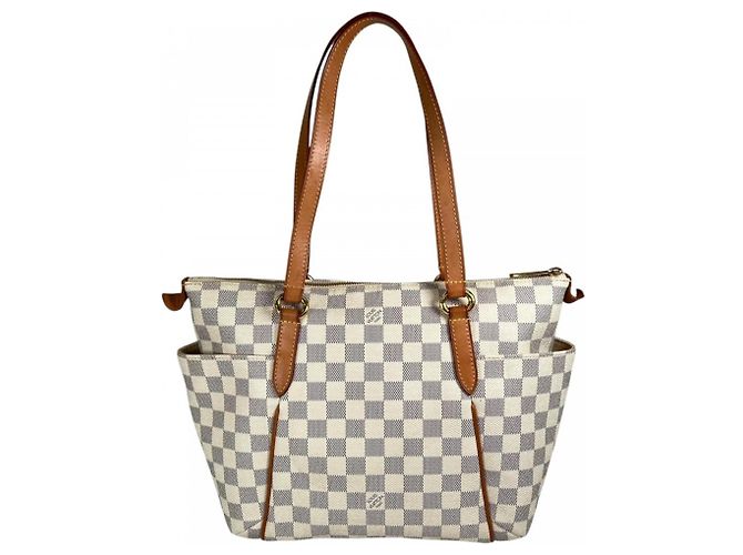 Sac Cabas Louis Vuitton Totally PM Écru