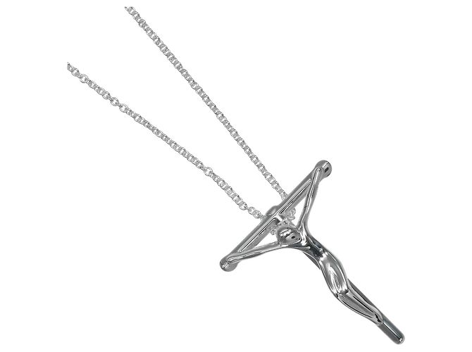 Pendente Croce Tiffany & Co. Silver Argento