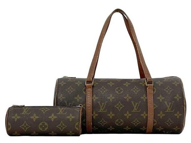 Louis Vuitton Papillon 30 Handtasche Braun