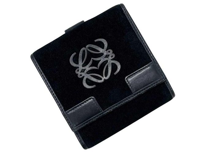 Loewe Black Bi-Fold Wallet