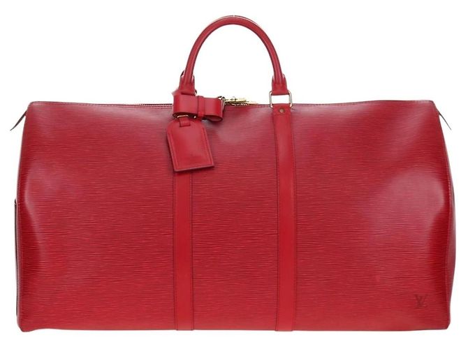 Louis Vuitton Keepall Epi 55 Vermelho