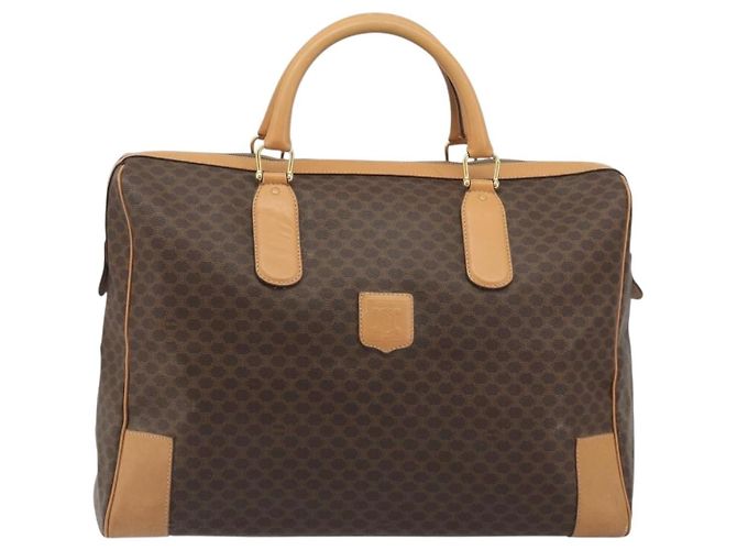 Céline Celine boston Macadam Canvas Marrom