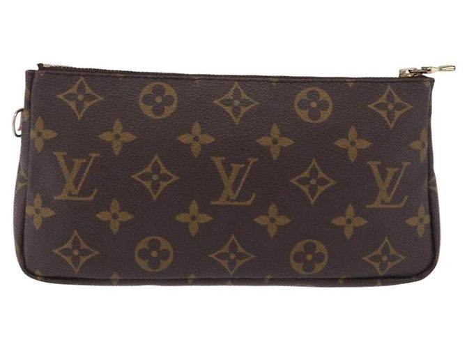 Louis Vuitton Pochette Accessoires NM Monogram Canvas medium Marrone