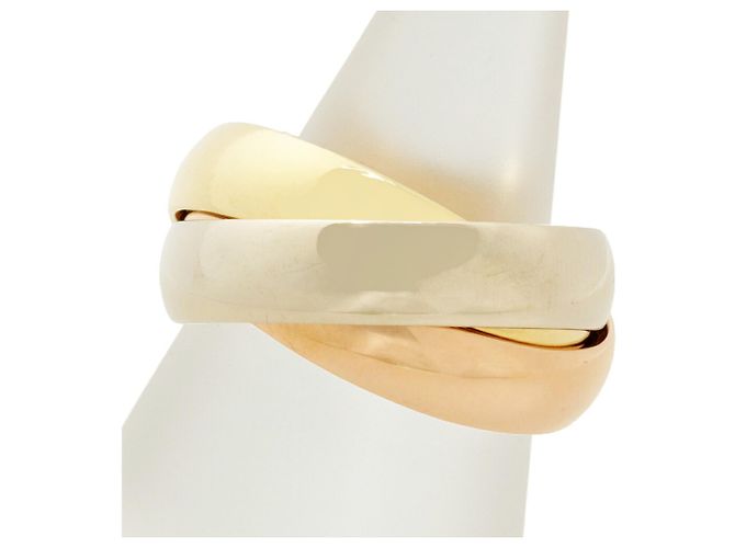 Anello Cartier Trinity in oro rosa bianco e giallo 18K D'oro