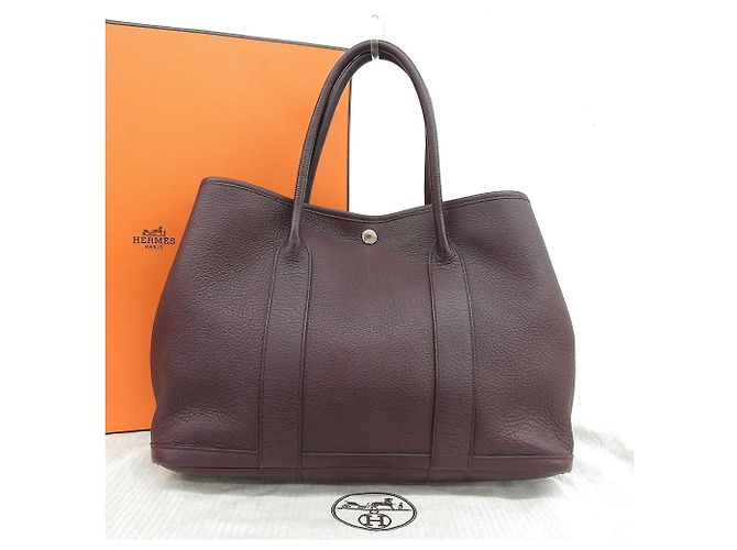 Hermès Saco Tote Hermes Garden PM Bordeaux