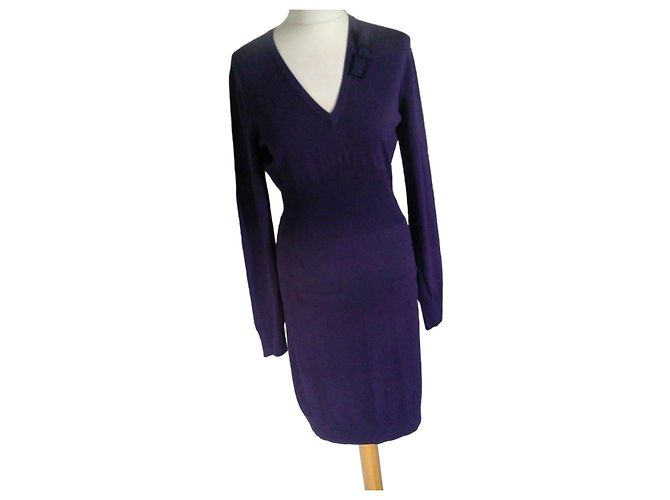 Liu.Jo LIU JO violettes Wollstrickkleid Dunkelblau