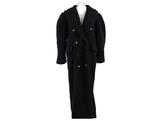 Leonard LEO SEASON wool coat black